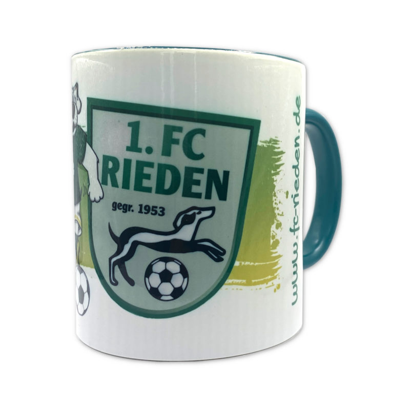 #Maskottchen Rudi Tasse mit FCR Logo – Bild 2