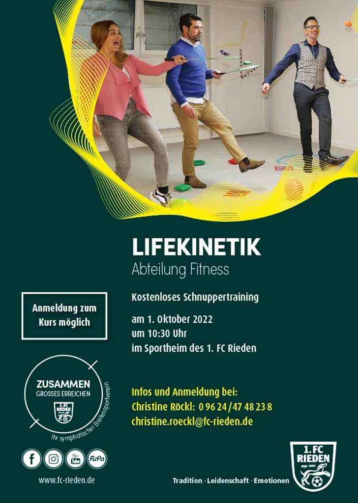 Life Kinetik-Schnupperstunde – FC Rieden