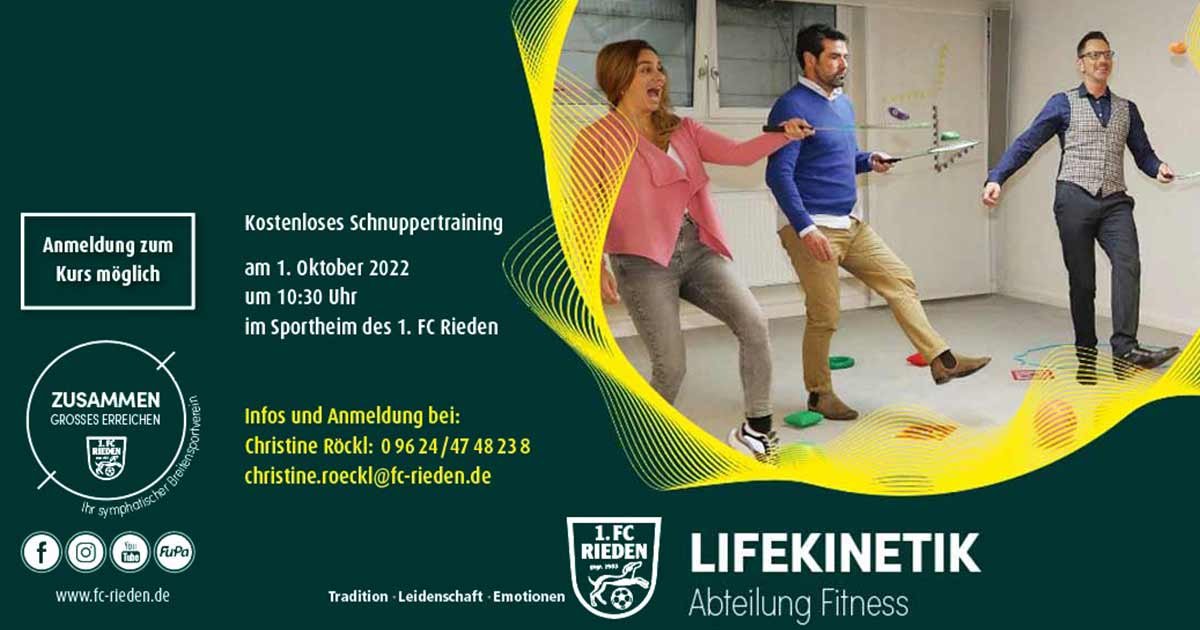 Life Kinetik-Schnupperstunde – FC Rieden