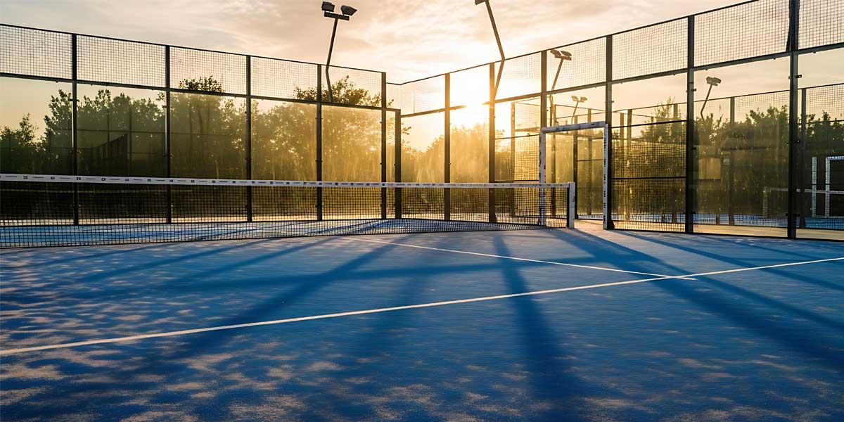 Padel Court beim 1. FC Rieden in Rieden, Oberpfalz